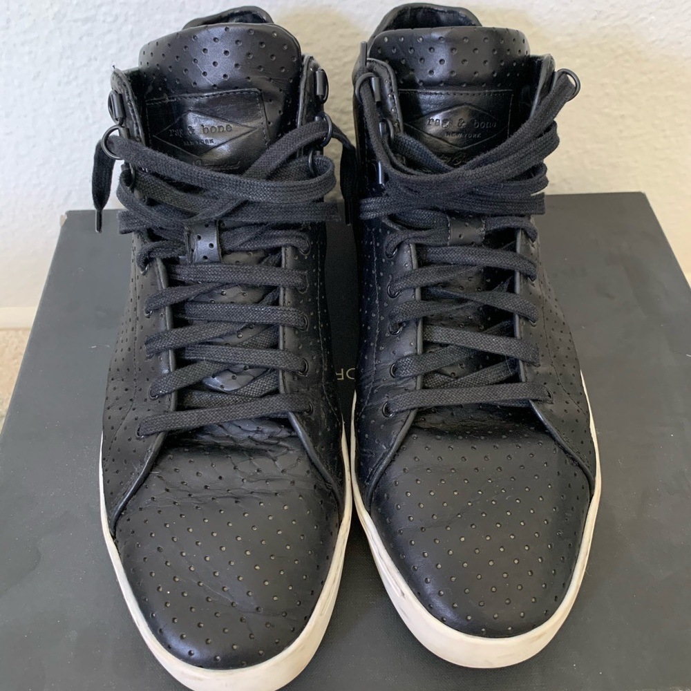 RAG&BONE Men’s Leather Sneaker - Size 10